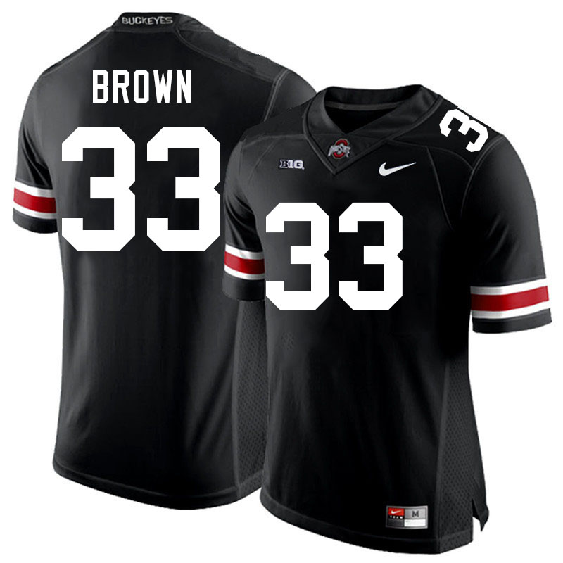 Devin Brown Ohio State Buckeyes Jersey College Football Uniforms-Black